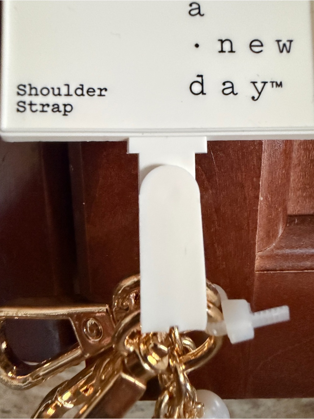 Gold Chain, Attachable Purse Shoulder Strap